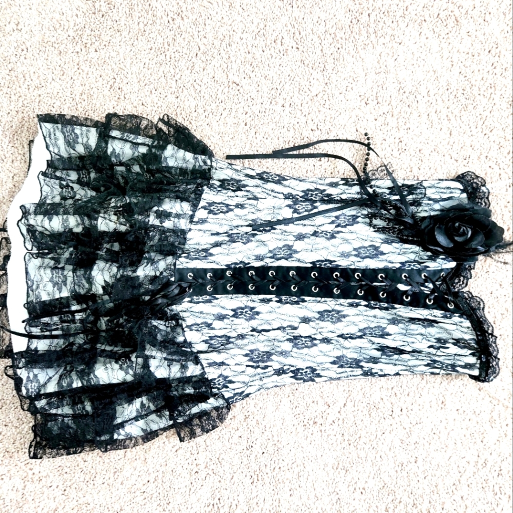 BUSTIER WITH SKIRT